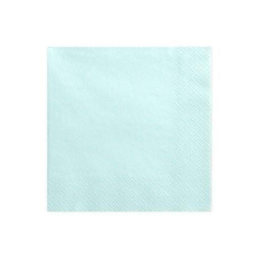 Servetten Licht Turquoise (20st)