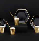 Bordjes Zwart Chic (6st)