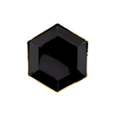 Bordjes Zwart Chic (6st)