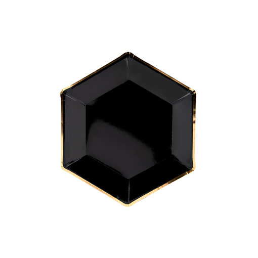 Bordjes Zwart Chic (6st)