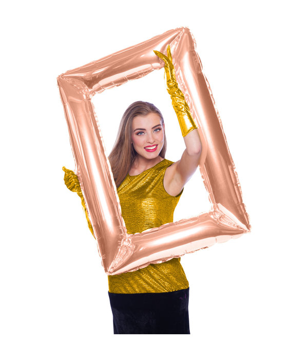 Folieballon Fotolijst Rosé Goud