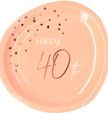 Borden 40 Jaar Elegant Blush (8st)