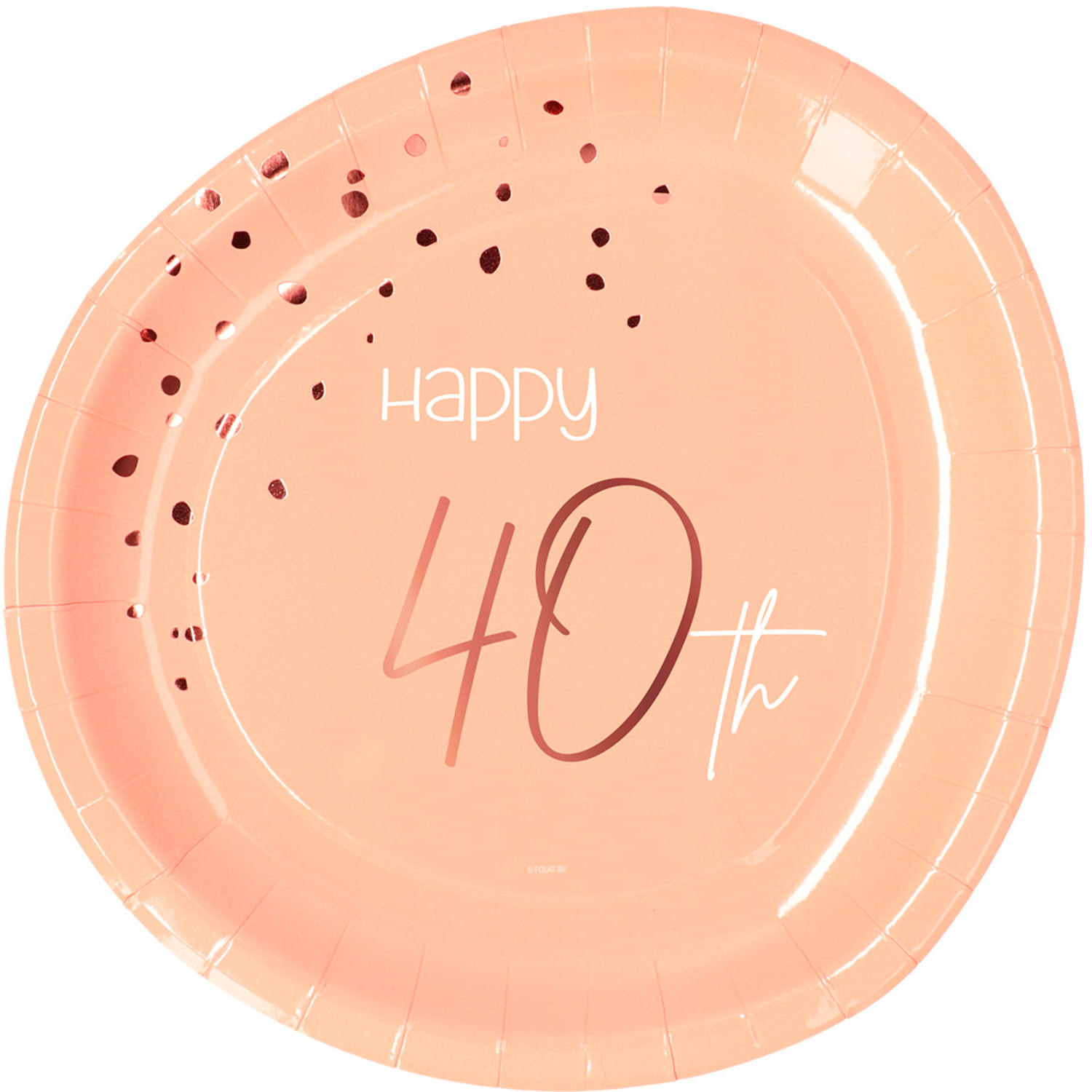 Borden 40 Jaar Elegant Blush (8st)