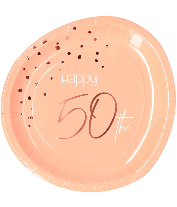 Borden 50 Jaar Elegant Blush (8st)