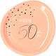 Borden 50 Jaar Elegant Blush (8st)