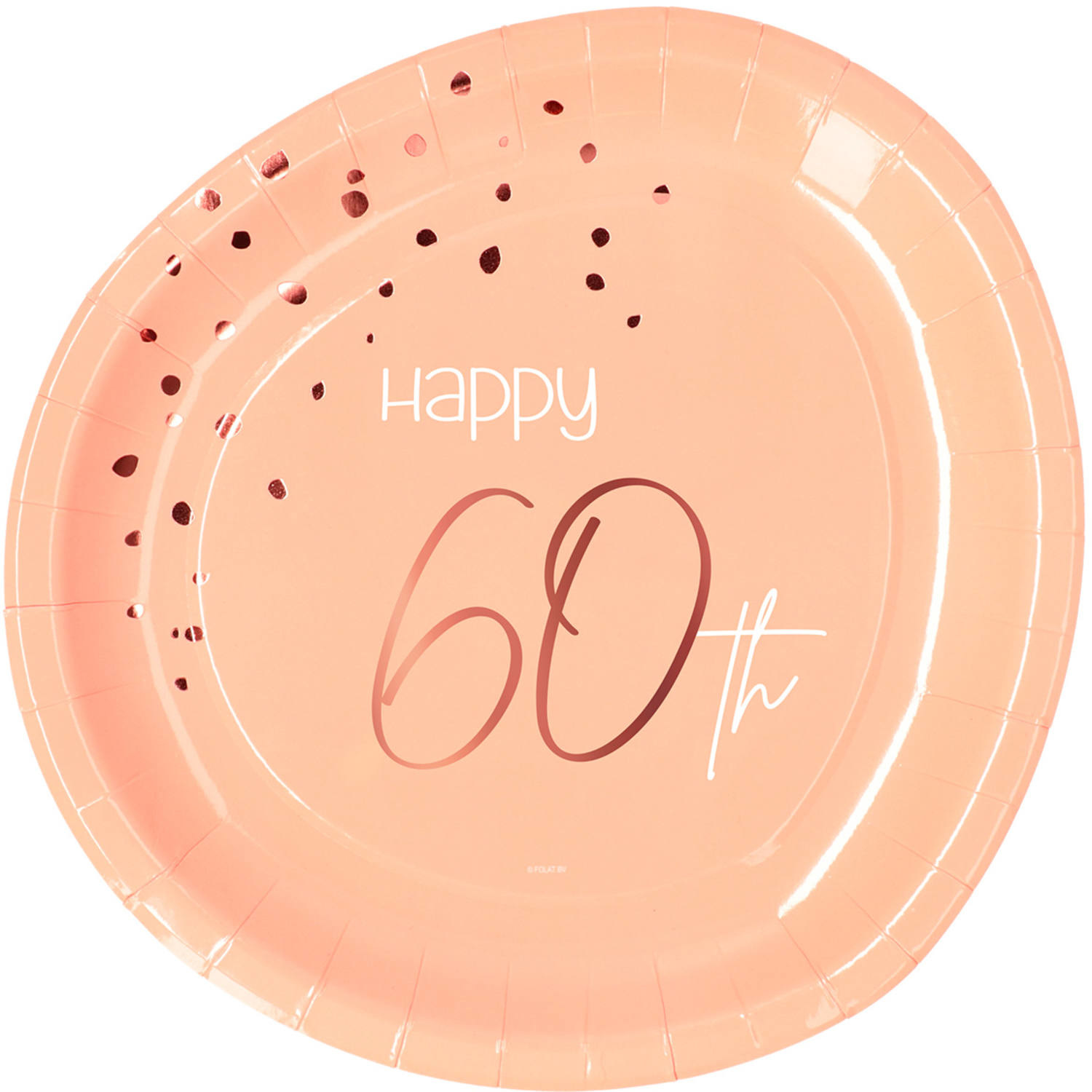 Borden 60 Jaar Elegant Blush (8st)