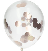 Confetti Ballonnen Rosé Goud (4st)