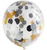Confetti Ballonnen Stippen/Sterren mix (4st)