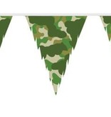 Vlaggenlijn Camouflage Leger (10m)