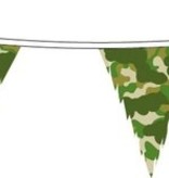 Vlaggenlijn Camouflage Leger (10m)