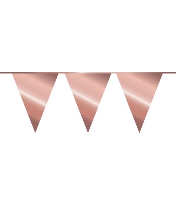 Vlaggenlijn Rosé Goud metallic (10m)