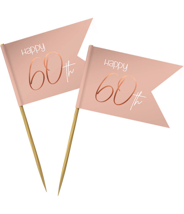 Prikkers 60 Jaar Elegant Blush (36st)
