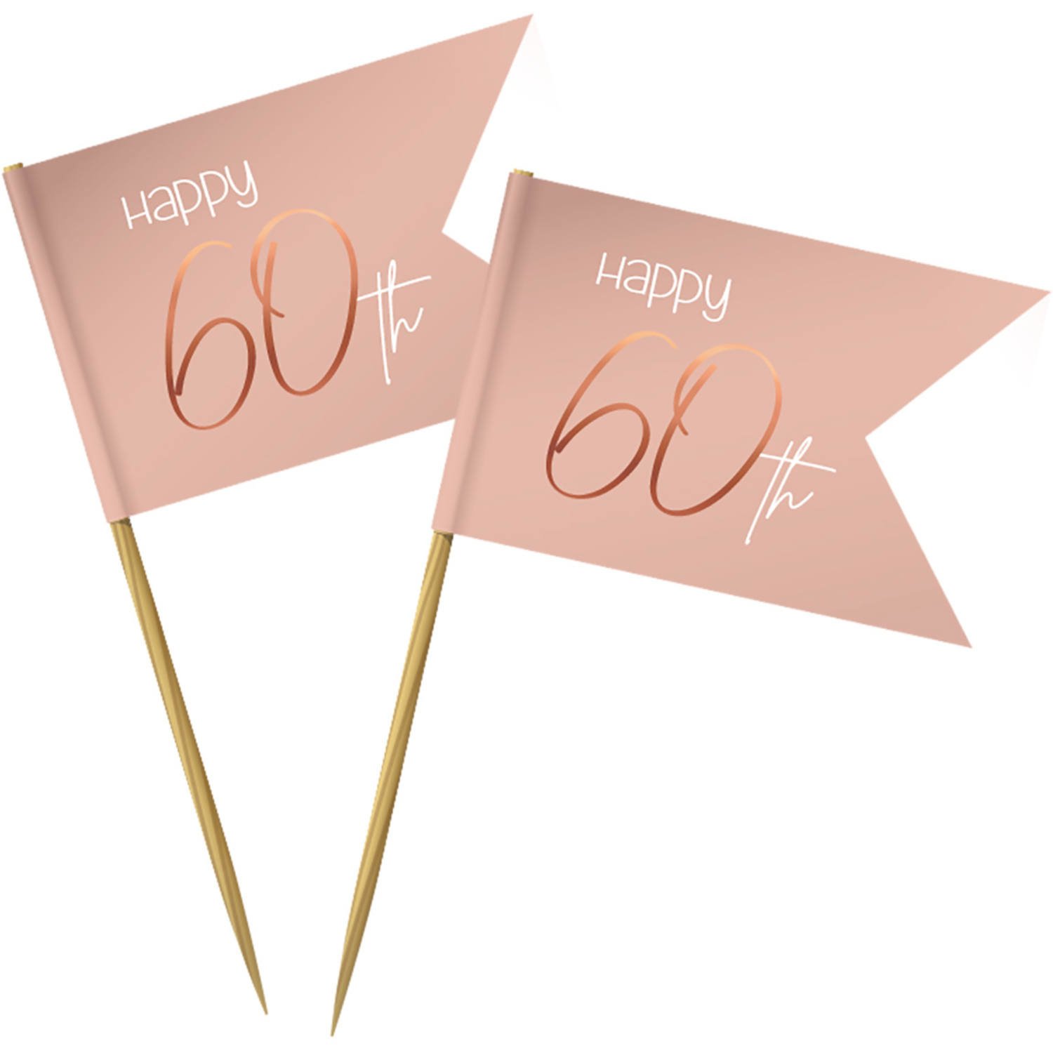 Prikkers 60 Jaar Elegant Blush (36st)