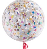 Bubbel ballon met confetti mix