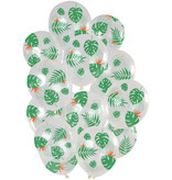 Ballonnen Tropische Bladeren Premium (15st)