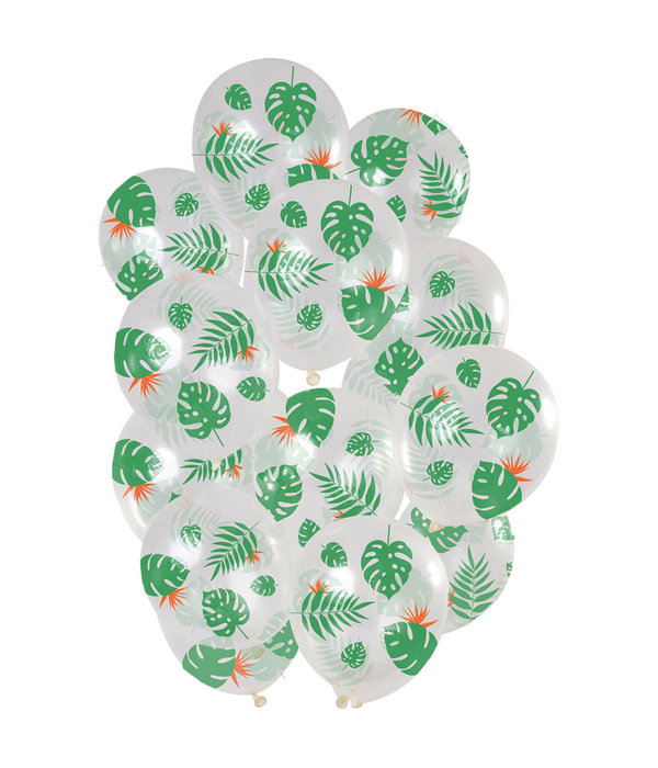 Ballonnen Tropische Bladeren Premium (15st)