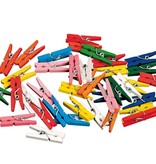 Miniknijpers Hout Multikleur (20st)