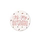 Button 'It's My Birthday' Rosé Goud Glitz