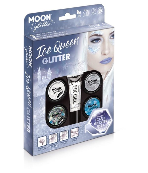 Moon Ice Queen Glitter Set - 6 Delig