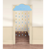 Deurdecoratie Geboorte Jongen Wolkje