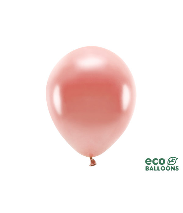 Ballonnen Rose Goud Metallic Premium Organic (10st)