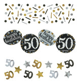 Tafelconfetti 50 Jaar Sparkling Goud (34gr)