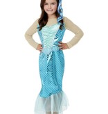 Zeemeermin Kostuum Meisje Blauw