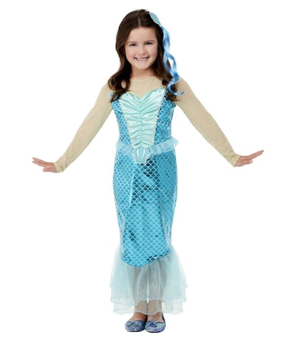 Zeemeermin Kostuum Meisje Blauw