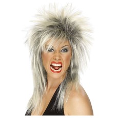 80's Rock Diva Pruik Blond