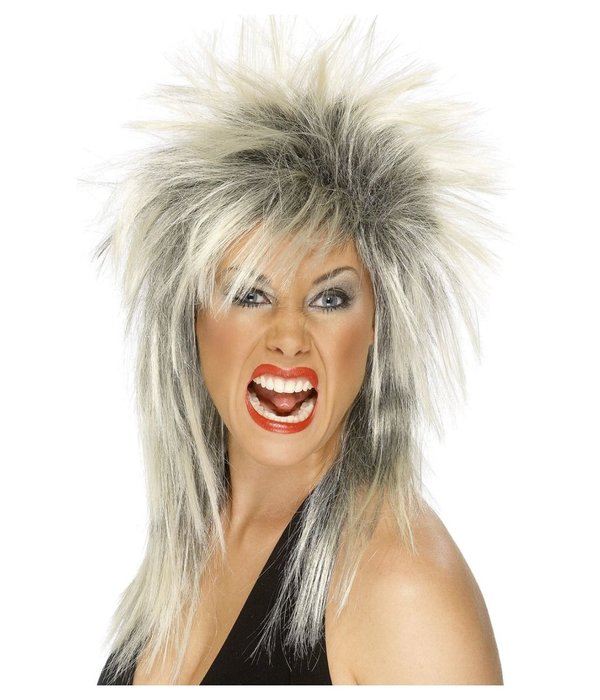 80's Rock Diva Pruik Blond