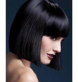 Professionele Pruik Kort Zwart Lola