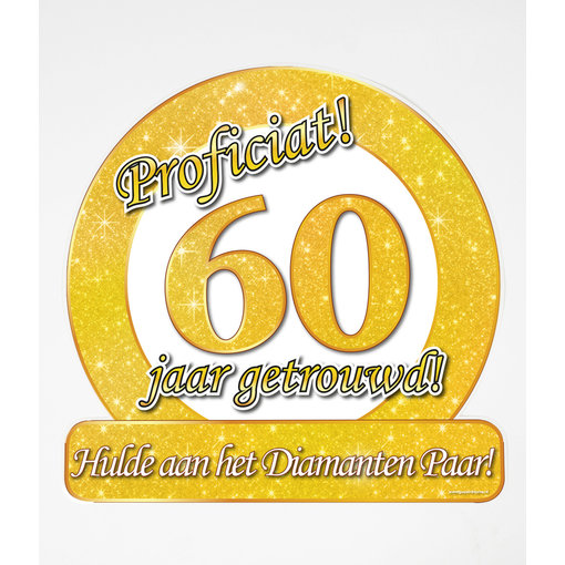 Huldeschild 60 Jaar Getrouwd