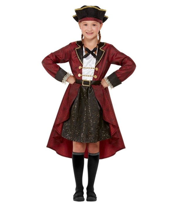 Piraten kostuum Bourgondisch Meisje
