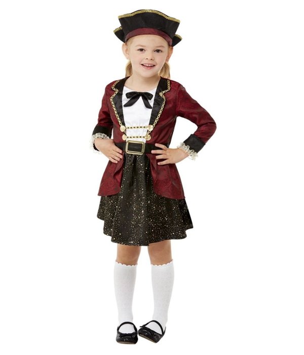 Piraten kostuum Bourgondisch Meisje