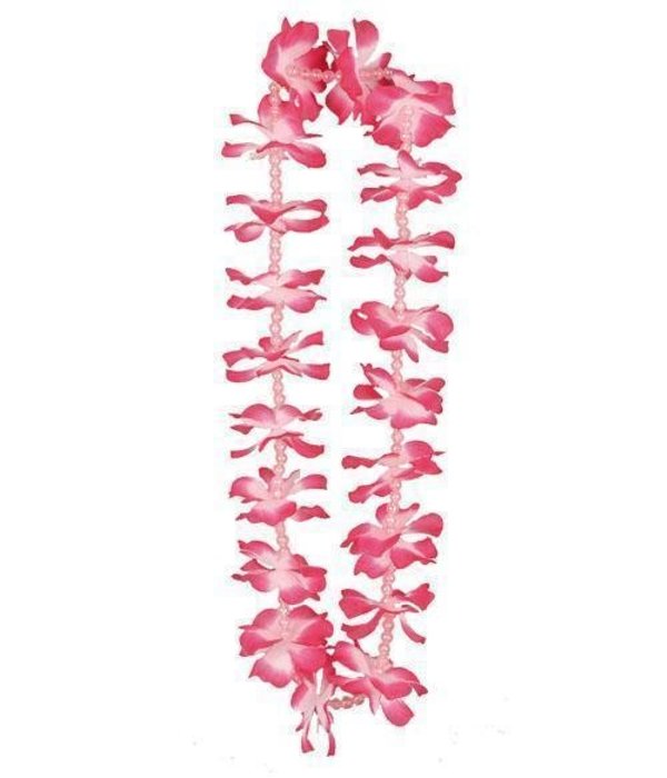 Hawaii krans parels roze