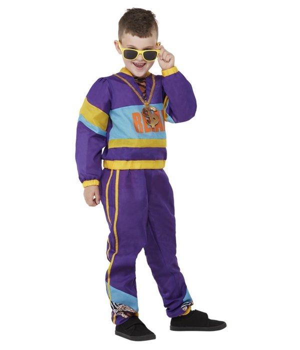 Joggingspak Jaren 80 Relax Paars Kind