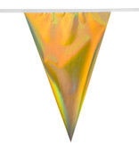 Folievlaggenlijn gekleurde eenhoorns (4m)