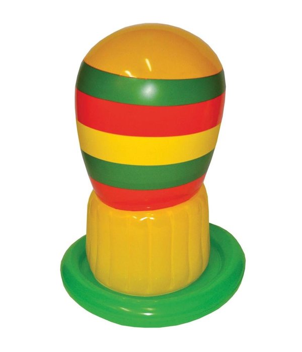 Opblaasbare Hoed Rood/Geel/Groen