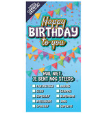 Tissuebox Happy Birthday