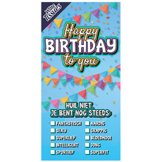 Tissuebox Happy Birthday