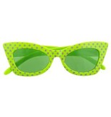 Rock 'n Roll Bril Fluor Groen