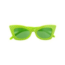 Rock 'n Roll Bril Fluor Groen