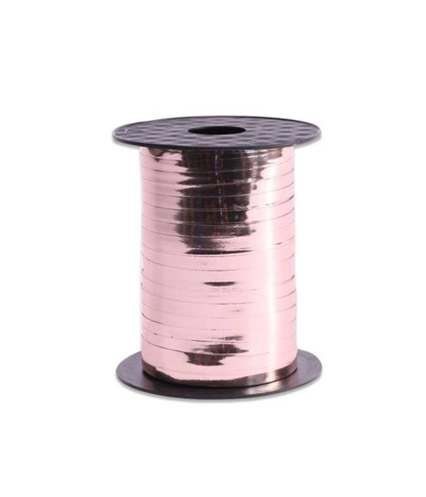 Polyband Metallic Rosé Goud - 250m