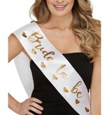 Sjerp Bride To Be Hartjes Wit/Goud