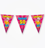 Vlaggenlijn 50 Jaar Sarah Cartoon (10m)