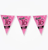 Sweet 16 Vlaggenlijn Roze (10m)