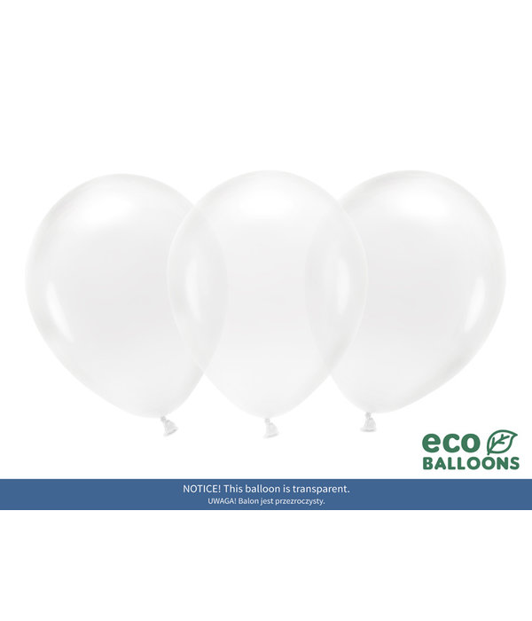 Transparante Ballonnen Premium Organic (100st)