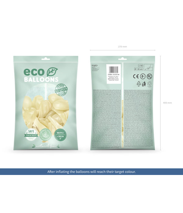 Transparante Ballonnen Premium Organic (100st)