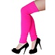 Knee-Over Beenwarmers Fluor Roze