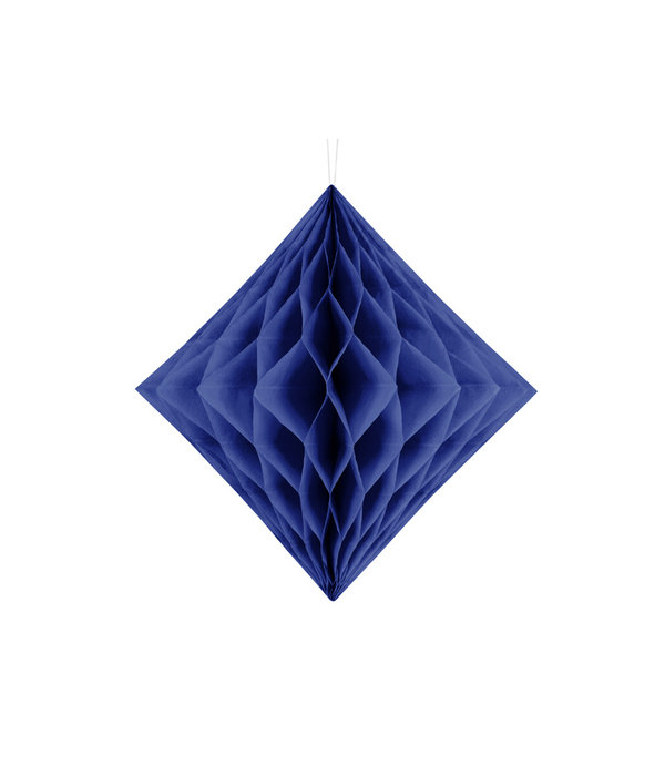Honeycomb Diamant Navy Blauw (20cm)